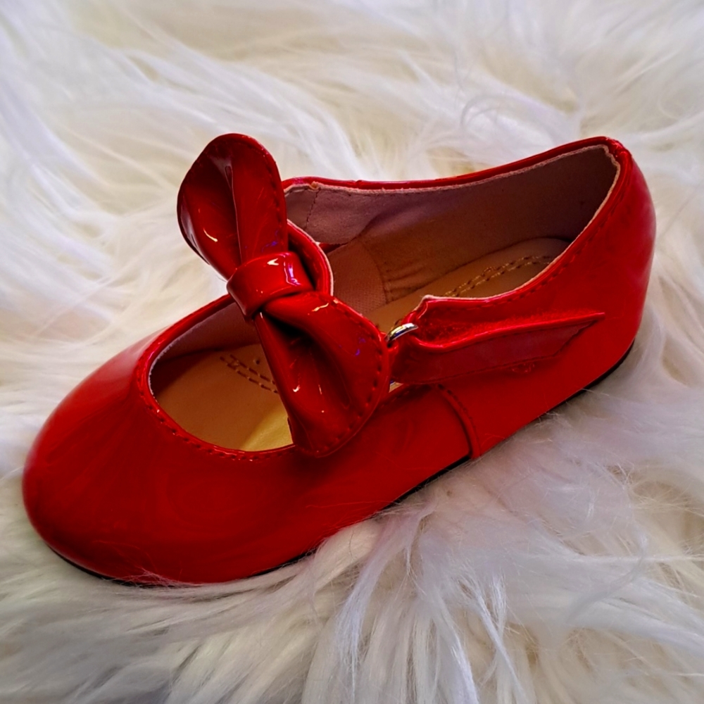 Girls Red Patent Dress Shoes